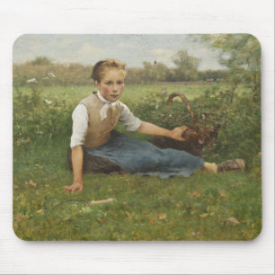 Picking Flowers 1882 Mouse Mat