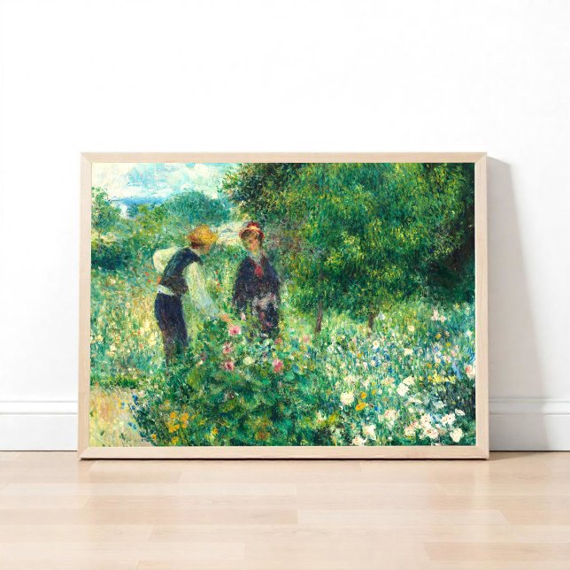 Picking Flowers by Auguste Renoir  Impressionist Poster (Creator Uploaded)