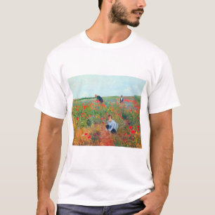 Picking Flowers in a Field, Mary Cassatt T-Shirt