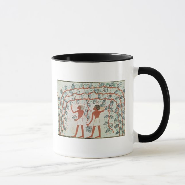 Picking grapes, from the Tomb of Nakht Mug (Right)