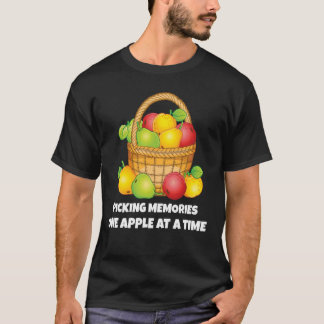Picking Memories Nostalgic Apple Picking Fall Love T-Shirt