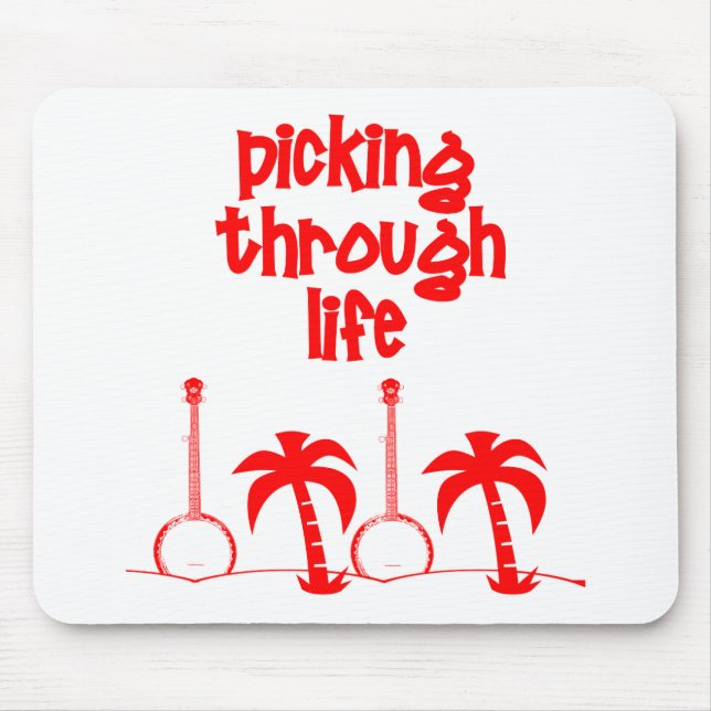 Picking Through LIfe Mouse Mat (Front)