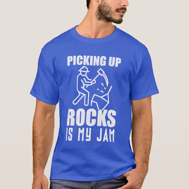Picking Up Rocks Is My Jam Ores Collecting boy T-Shirt (Front)