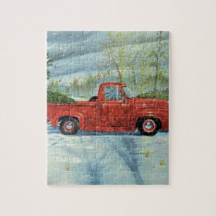 Picking up the Tree for Christmas Jigsaw Puzzle