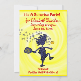 Picklball Party Invitation
