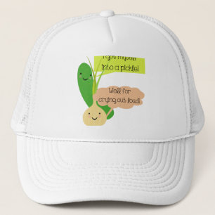 Pickle and Onion Humour Trucker Hat
