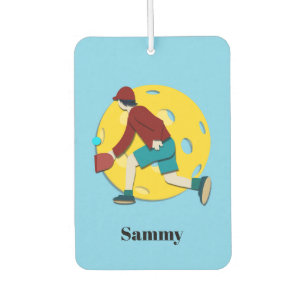 Pickle Ball Car Air Freshener