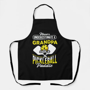 Pickle Ball Design for a Pickleball Grandpa Apron