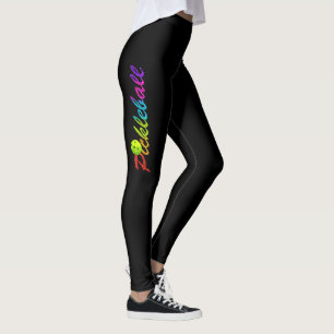 Pickle-Ball Glitter Logo on Leggings