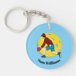 Pickle Ball Key Ring