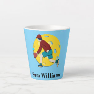 Pickle Ball Latte Mug