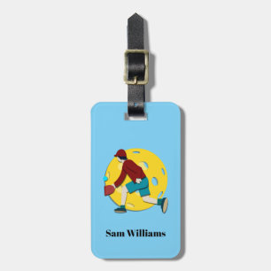 Pickle Ball Luggage Tag