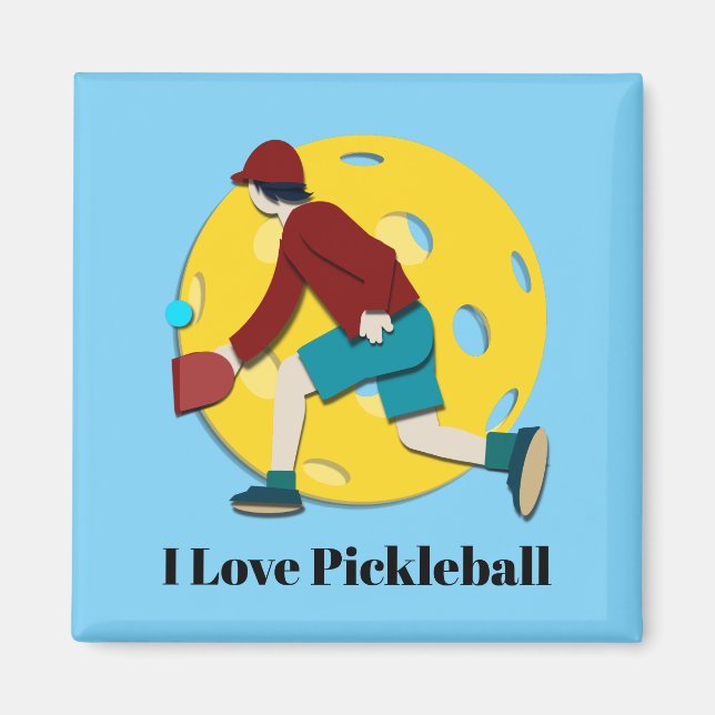Pickle Ball Magnet (Front)