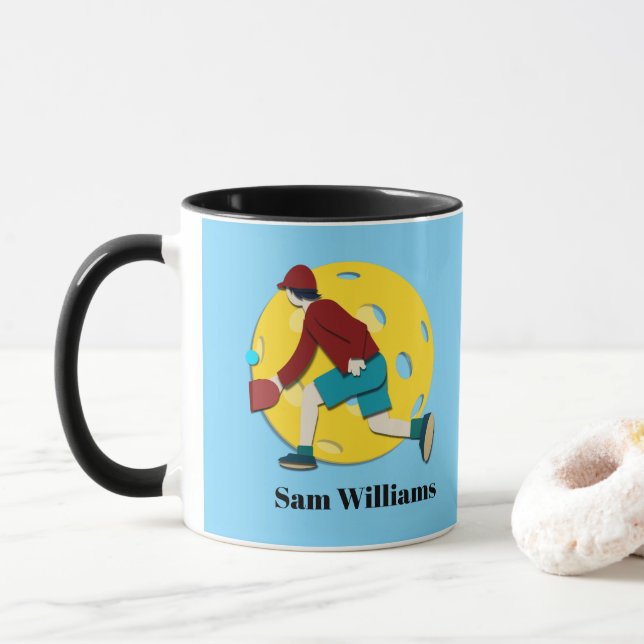 Pickle Ball Mug (With Donut)
