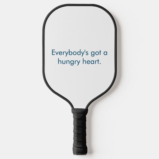 Pickle Ball Paddle for the Heart (Front)