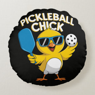 Pickle ball Pickleball Chick Round Cushion