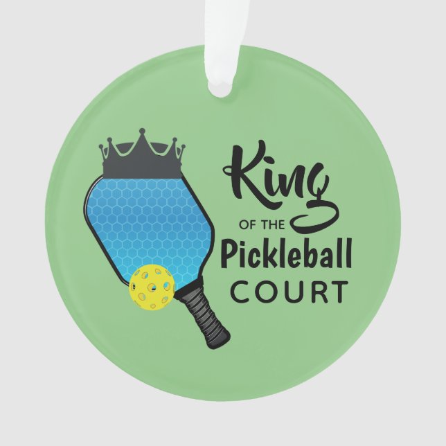 Pickle Ball Pickleball Design Acrylic Ornament (Front)
