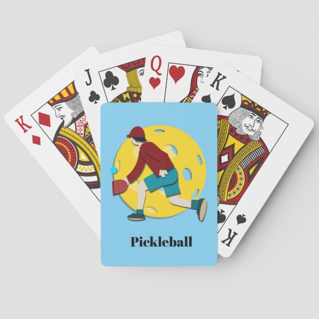 Pickle Ball Playing Cards (Back)