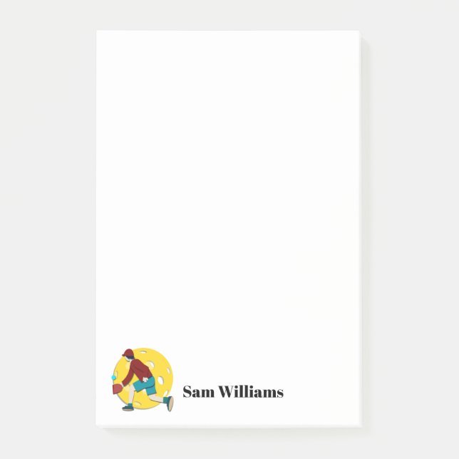 Pickle Ball Post-it Notes (Front)
