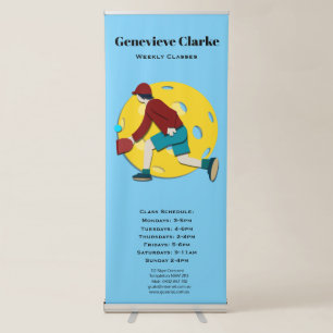 Pickle Ball Retractable Banner