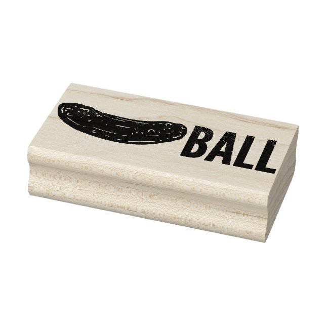 Pickle ball rubber stamp (Stamp)