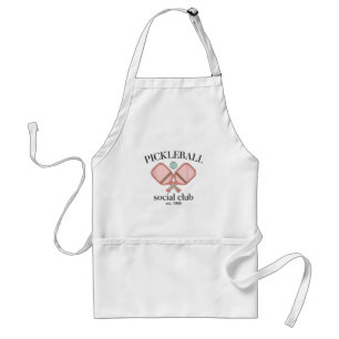Pickle Ball Social Club EST 1965 Men Women Standard Apron