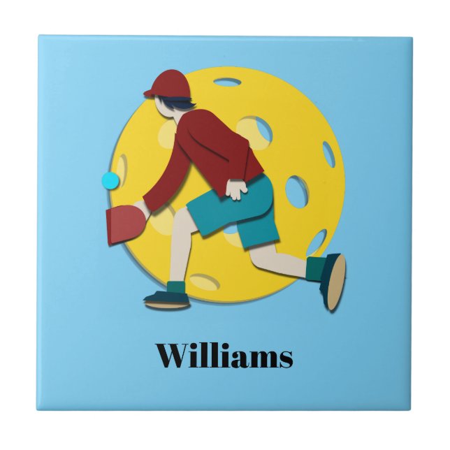 Pickle Ball Tile (Front)
