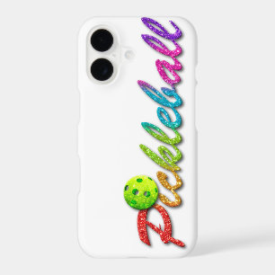 Pickle Ball with Colourful Glitter