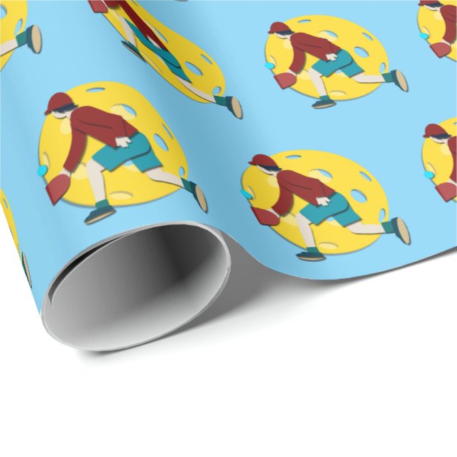 Pickle Ball Wrapping Paper (Roll Corner)