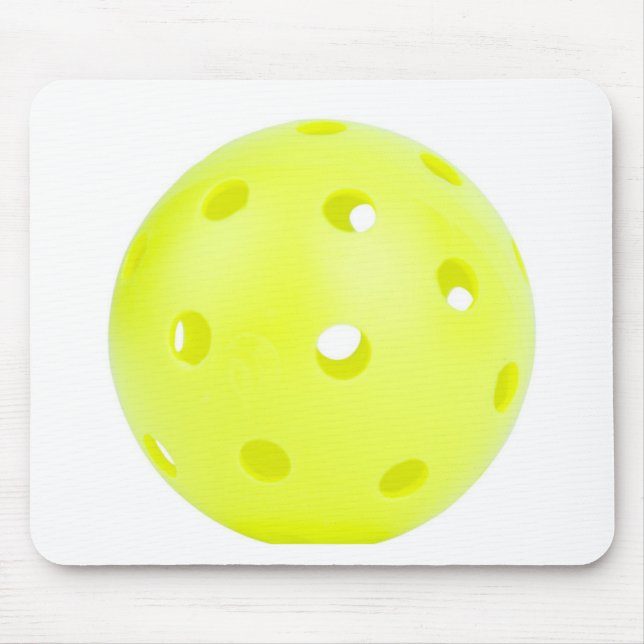Pickle BAll Yellow Mouse Mat (Front)