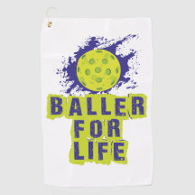 (Pickle) Baller for Life Towel