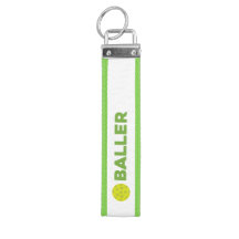 "(Pickle) Baller" Wrist Keychain