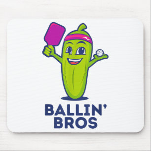 Pickle Ballin’ Bros – Gifts Friends, Brothers, Or Mouse Mat