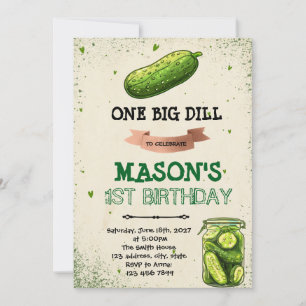 Pickle birthday invitation