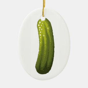 Pickle Ceramic Tree Decoration