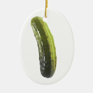 Pickle Ceramic Tree Decoration
