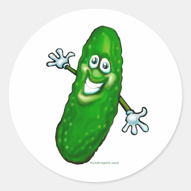Pickle Classic Round Sticker (Front)