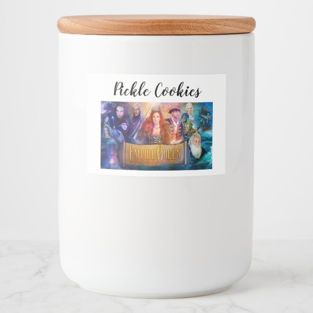 Pickle Cookies Jar Food Label (Front)