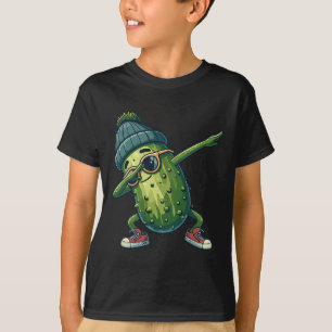 Pickle Cucumber Funny National Pickle Day Dabbing T-Shirt