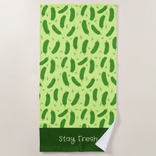 Pickle & Fresh Collection Beach Towel