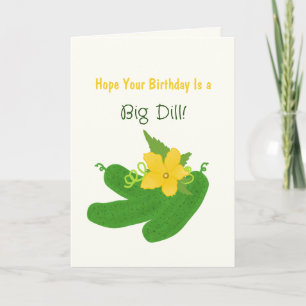 Pickle & Fresh Collection Birthday Card