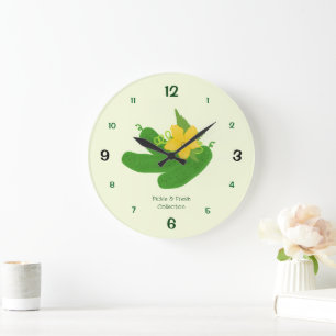 Pickle & Fresh Collection Large Clock