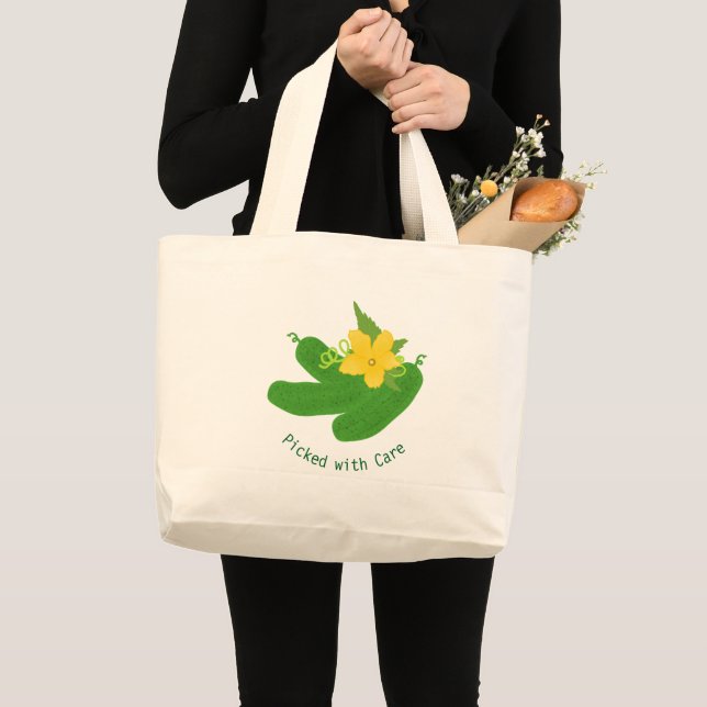 Pickle & Fresh Collection Large Tote Bag (Front (Product))
