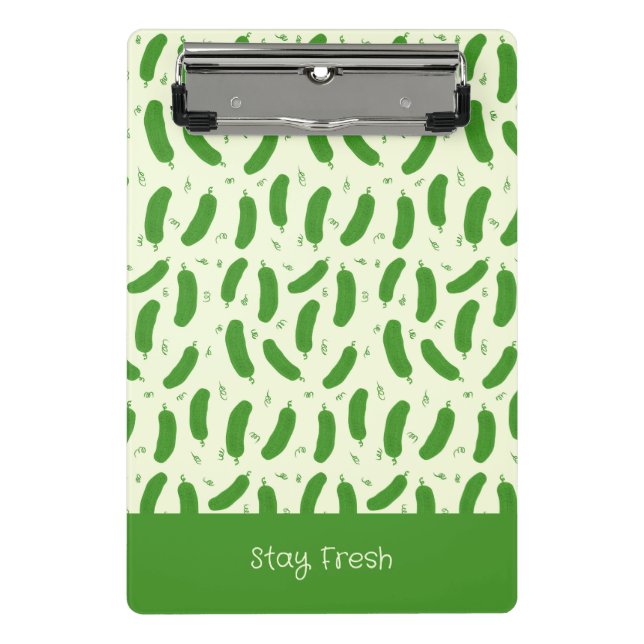 Pickle & Fresh Collection Mini Clipboard (Front)