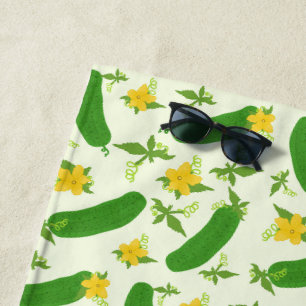 Pickle & Fresh Collection patterned Beach Towel