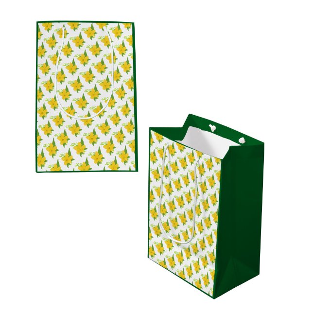 Pickle & Fresh Collection patterned floral Medium Gift Bag (Creator Uploaded)