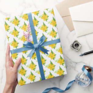 Pickle & Fresh Collection patterned floral Wrapping Paper