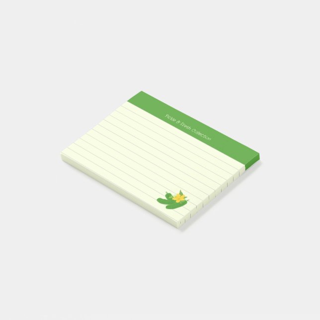 Pickle & Fresh Collection Post-it Notes (Angled)
