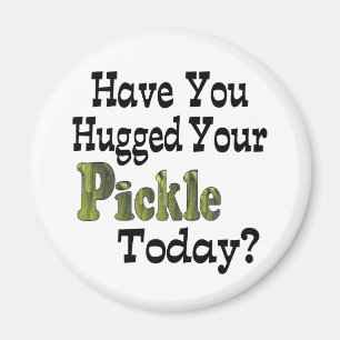 Pickle Hugger Magnet