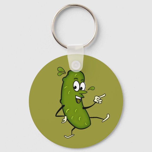 Pickle Keychain (Front)